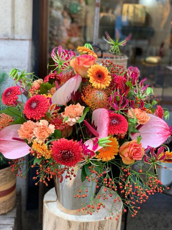 Bouquets Fleurs colorées