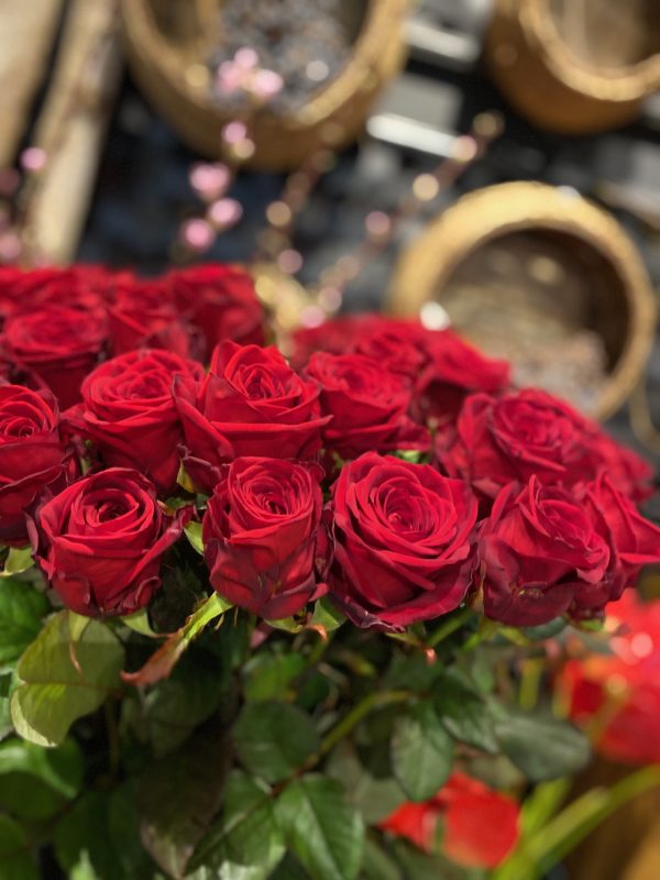 Bouquet roses rouges